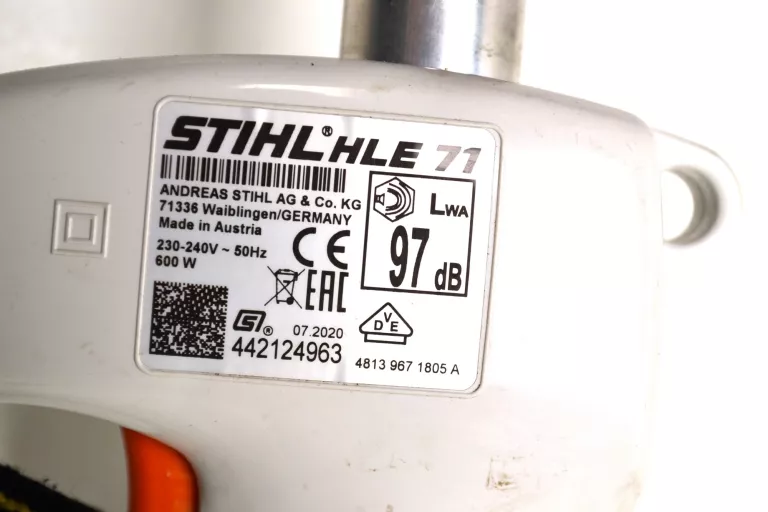 STIHL HLE 71 NOŻYCE DO ŻYWOPŁOTU