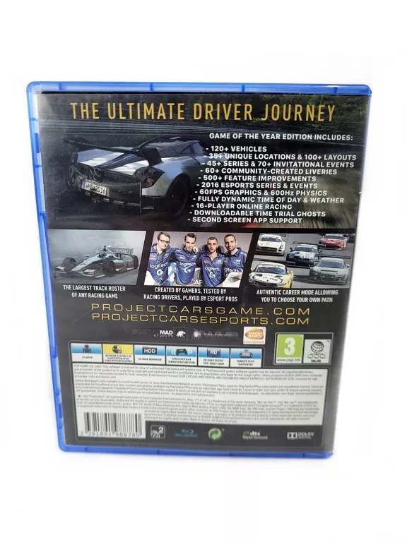 GRA PS4 PROJECT CARS 4