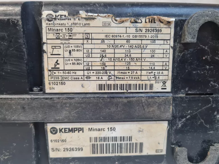 SPAWARKA KEMPPI MINARC 150