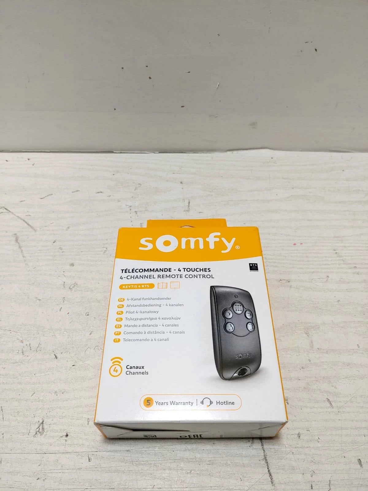 Télécommande Somfy 4 touches
