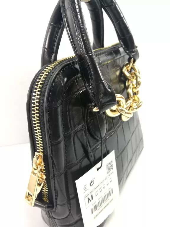 TOREBKA DAMSKA ZARA CZARNA 20X19X7CM