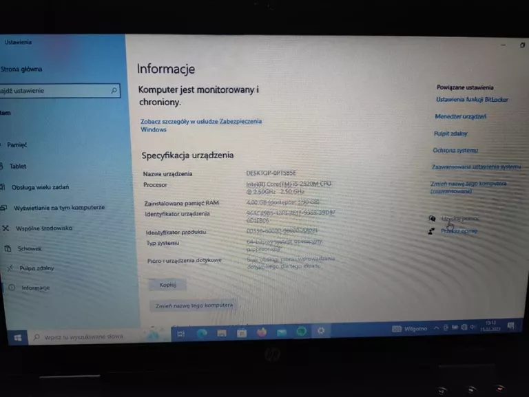 LAPTOP HP PROBOOK 6460B I5 4GB I5 128SSD