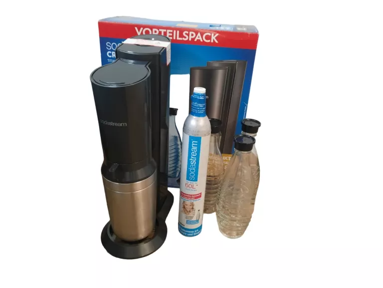 SATURATOR WODY SODASTREAM CRYSTAL + 3 KARAFKI