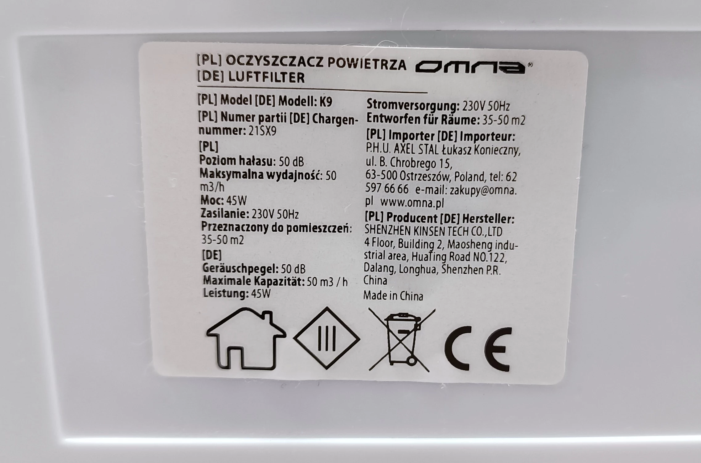 oczyszczacz-powietrza-omna-k9-filtry-hepa