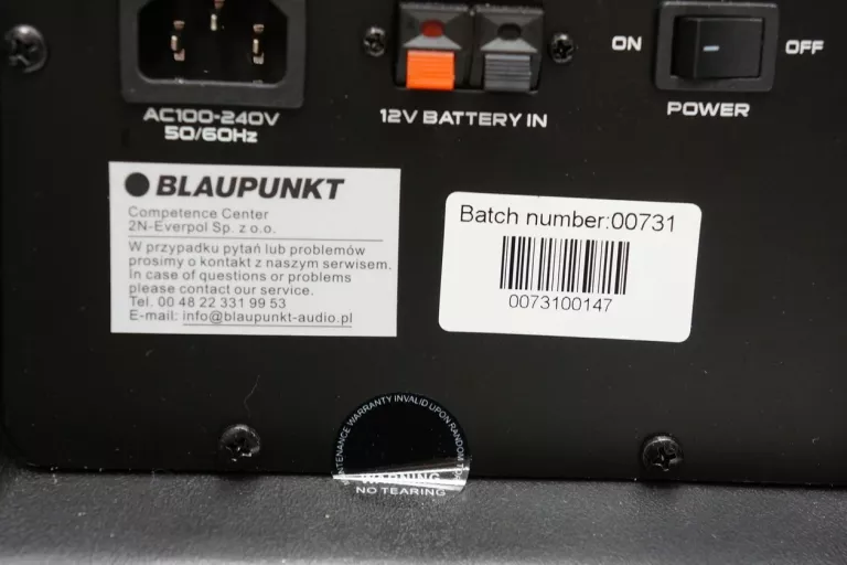 GŁOŚNIK POWER AUDIO BLAUPUNKT PA12 *KOMPLET*