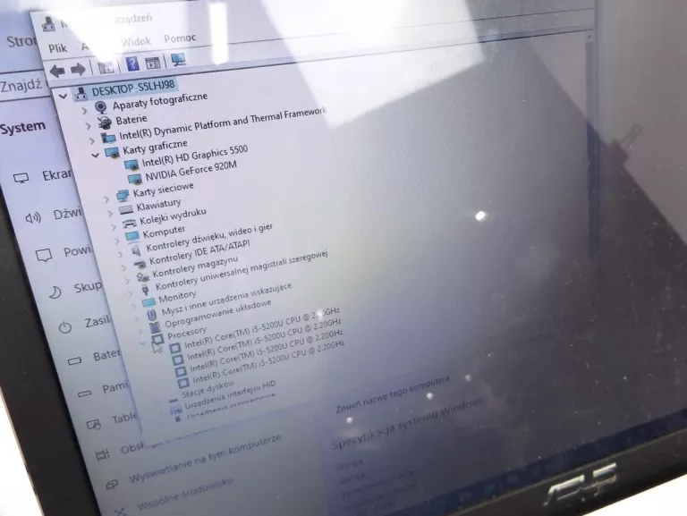LAPTOP ASUS K751L 1TB 4GB 2,2GHZ I5-5200U 920M