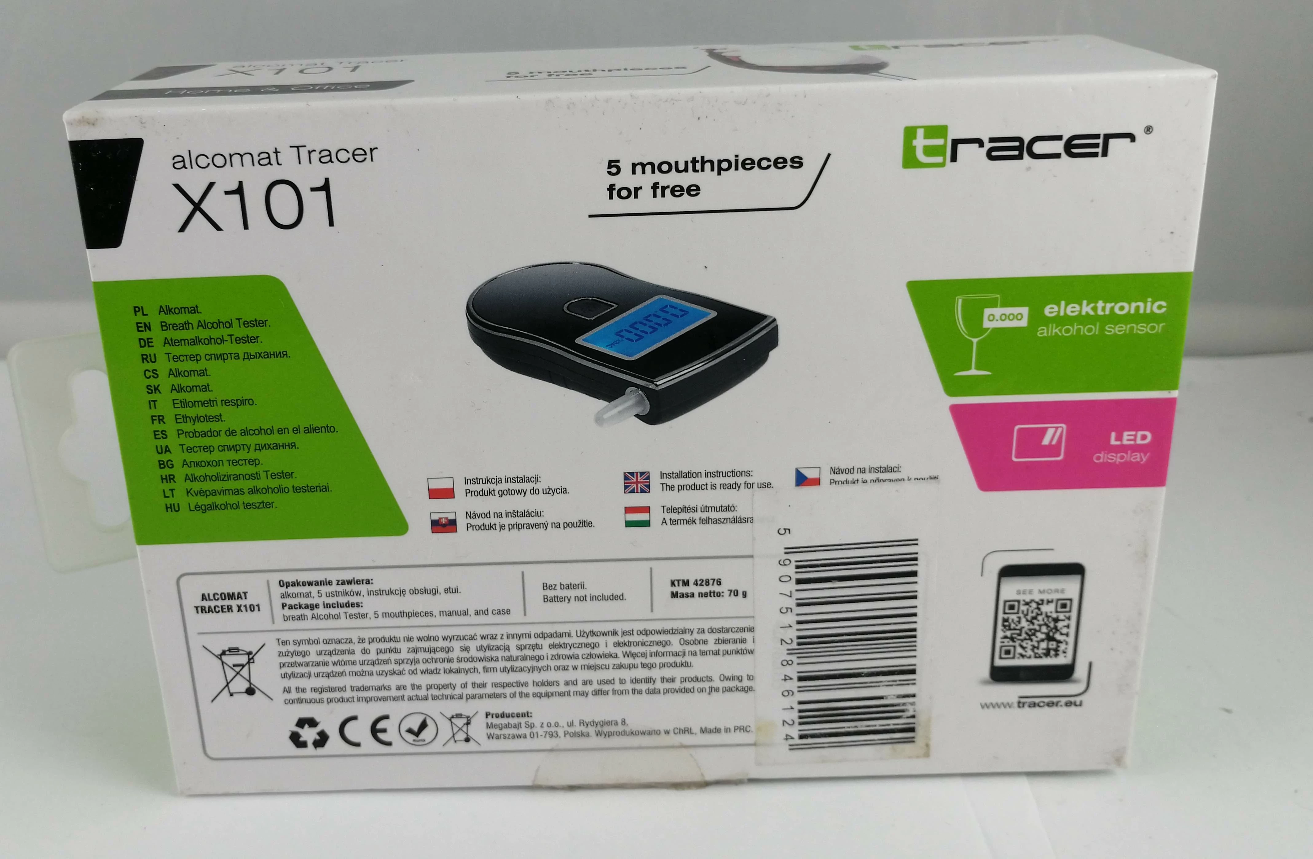 alkomat-tracer-x101-stan-uzywany