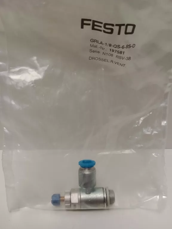 ZAWÓR DŁAWIĄCO-ZWROTNY GRLA-1/8-QS-6-RS-D DŁAWIK
