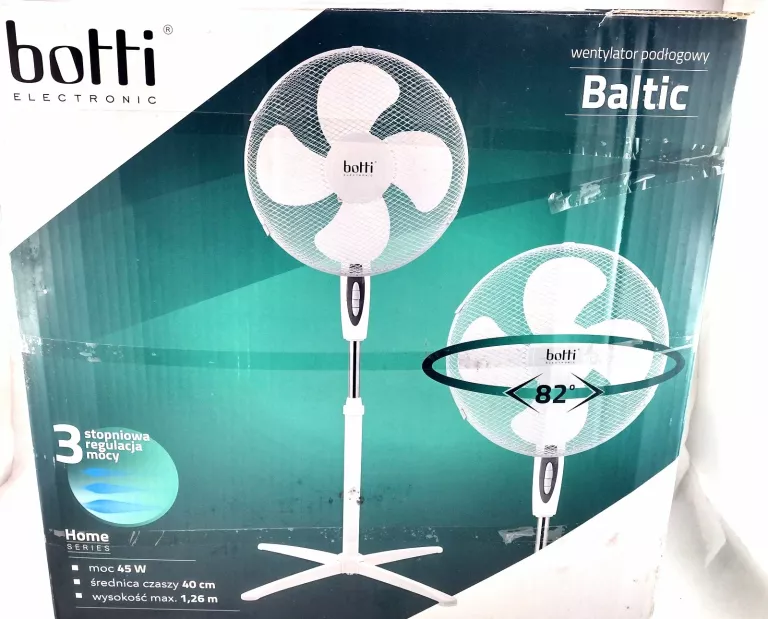 WENTYLATOR PODŁOGOWY BOTTI BALTIC BIAŁY