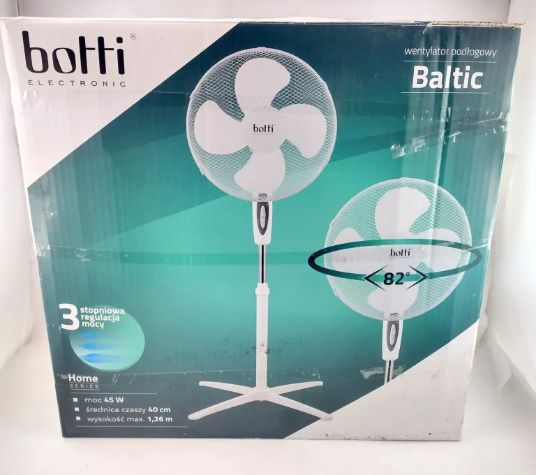 WENTYLATOR PODŁOGOWY BOTTI BALTIC BIAŁY