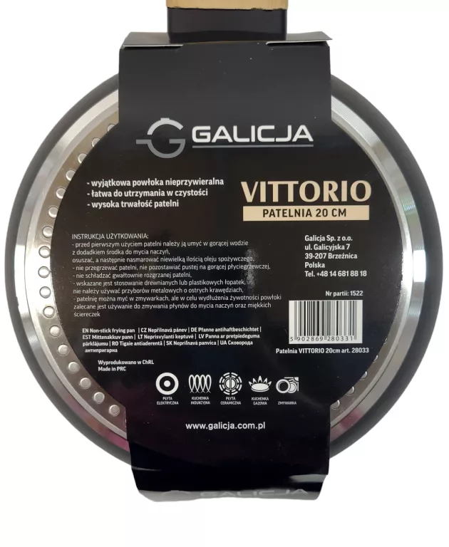 PATELNIA GALICJA VITTORIO 20CM