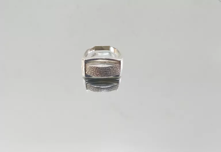 DUŻY SREBRNY PIERŚCIONEK