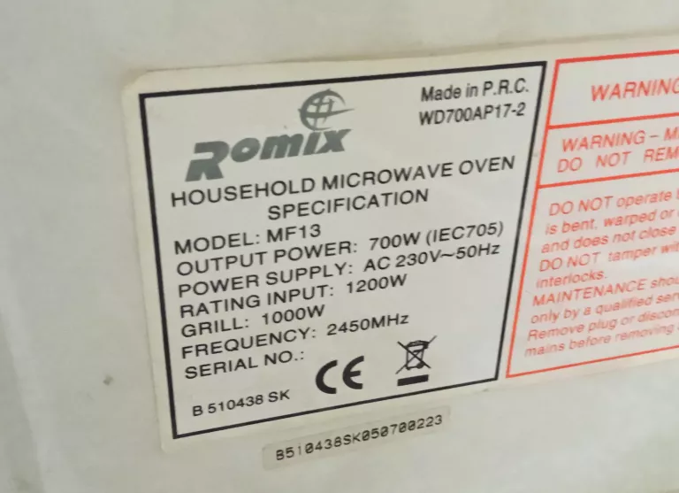 kuchenka-mikrofalowa-romix-mf13-moc-mikrofal-700