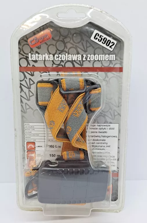 LATARKA CZOŁOWA CORONA C5902