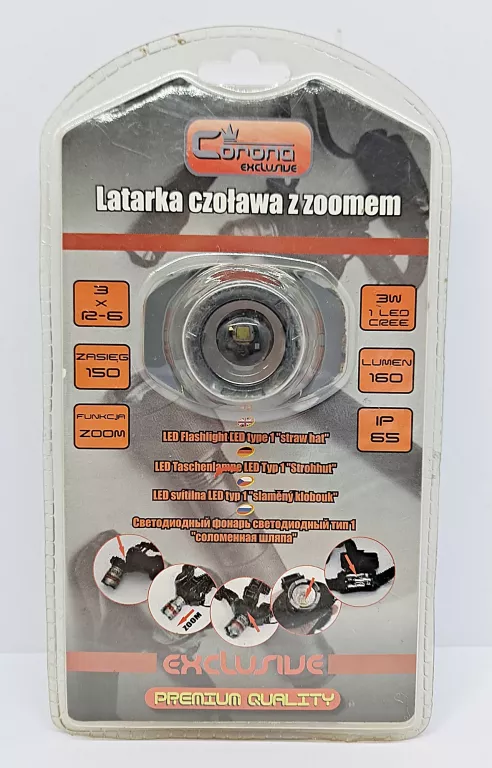 LATARKA CZOŁOWA CORONA C5902