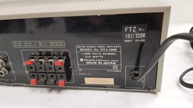 AMPLITUNER HITACHI HTA-4000
