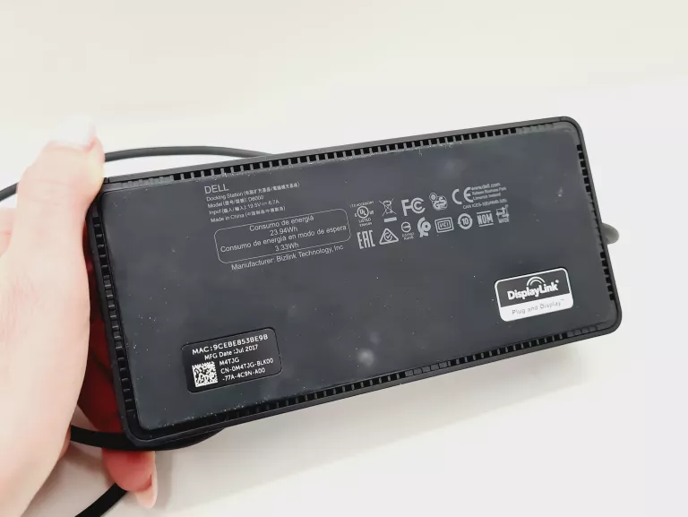 STACJA DOKUJĄCA DELL D6000 USB-C + ZASILACZ ORYG