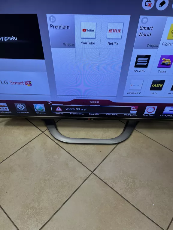 TELEWIZOR LG 42LA690S+PILOT I MYSZKA