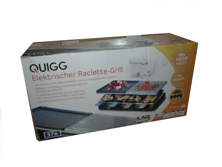 GRILL ELEKTRYCZNY QUIGG RACLETTE 576