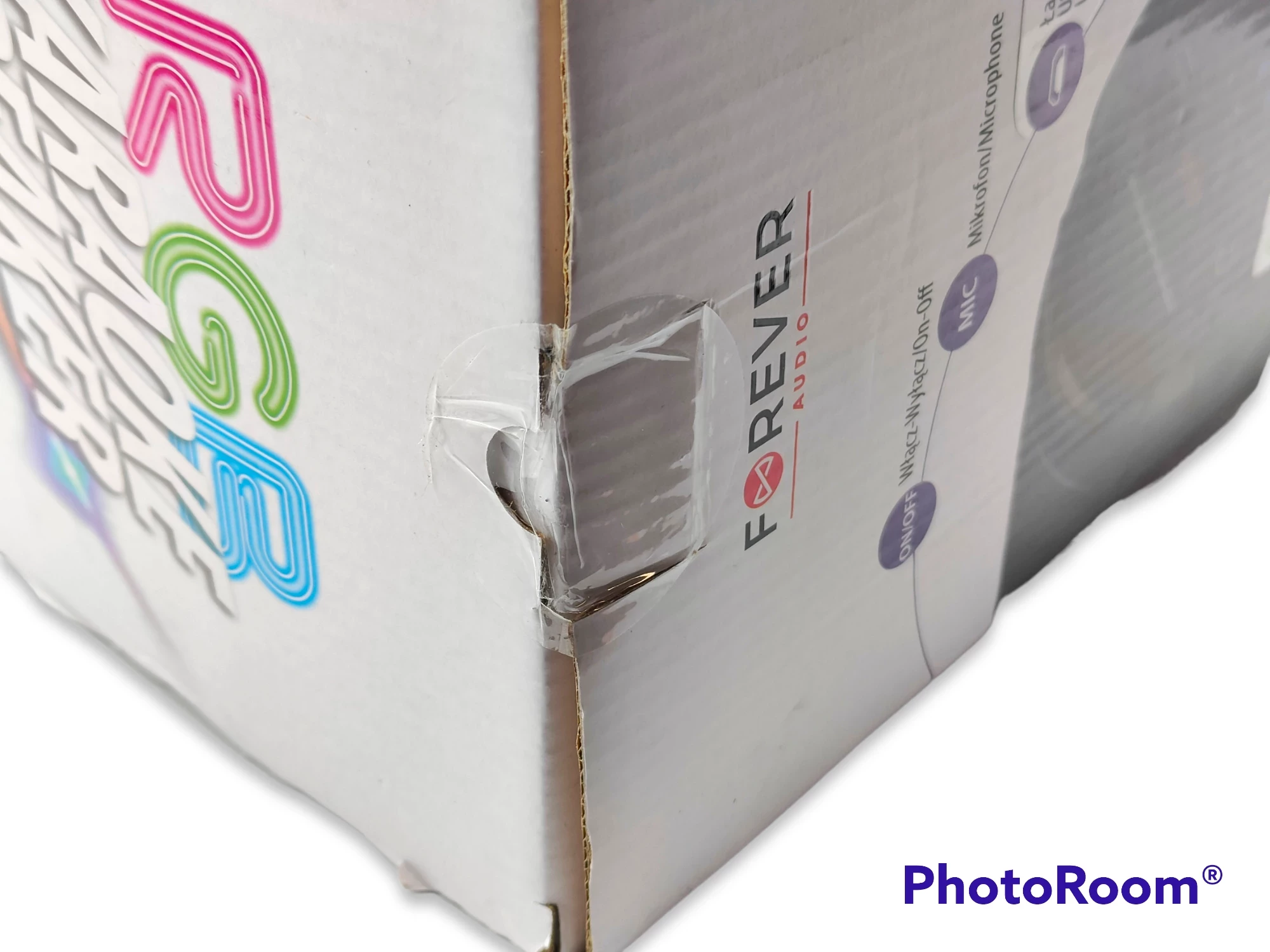 glosnik-bluetooth-forever-gbk-rgb-komplet-stan-uzywany