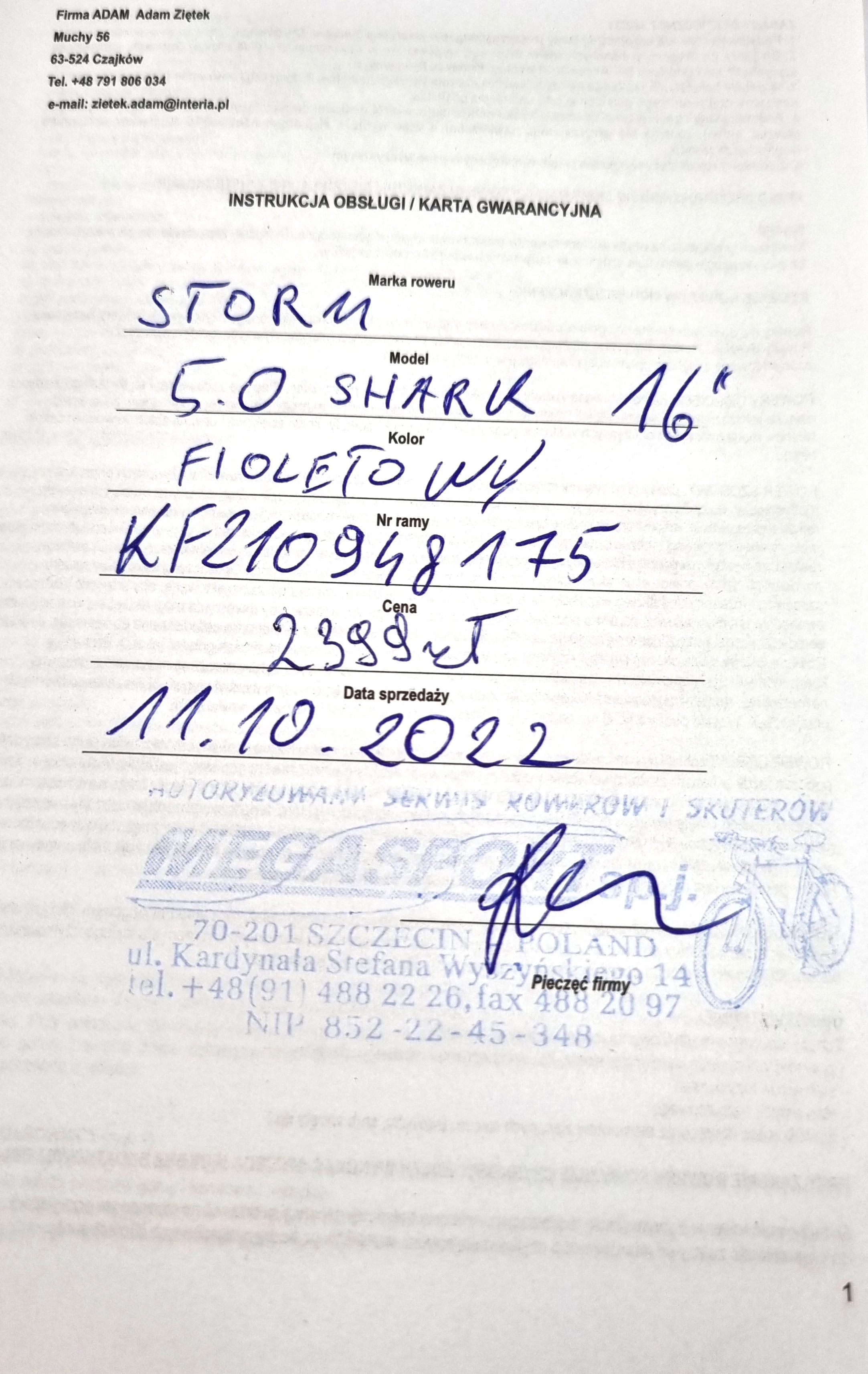 rower-storm-shark-50-lady-1629-gw-stan-nie-wymaga-renowacji