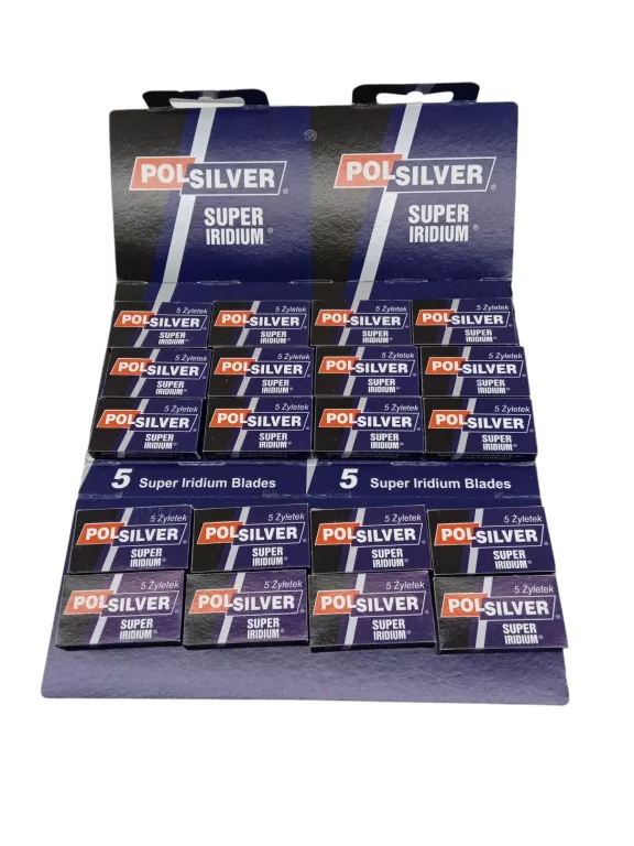 POLSILVER SUPER IRIDIUM ŻYLETKI DO GOLENIA 100SZT