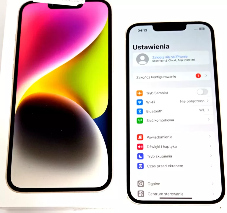 IPHONE 14 - PUDEŁKO - ORANGE