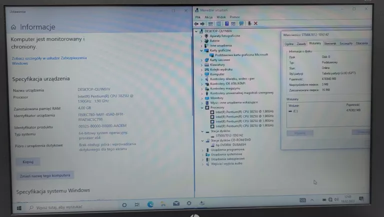 LAPTOP HP 250 G4 4/500 GB 15,6"