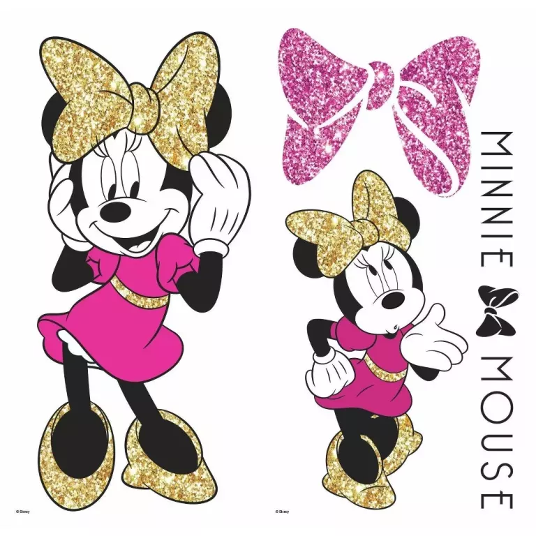 NAKLEJKA WIELOKROTNEGO UŻYTKU MYSZKA MINNIE