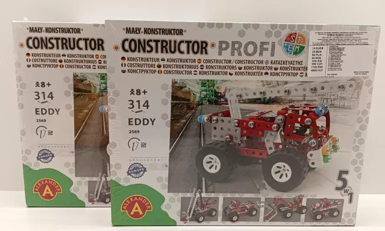 KLOCKI SERII "MAŁY KONSTRUKTOR - EDDY"