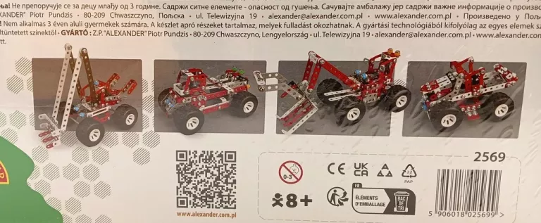 KLOCKI SERII "MAŁY KONSTRUKTOR - EDDY"