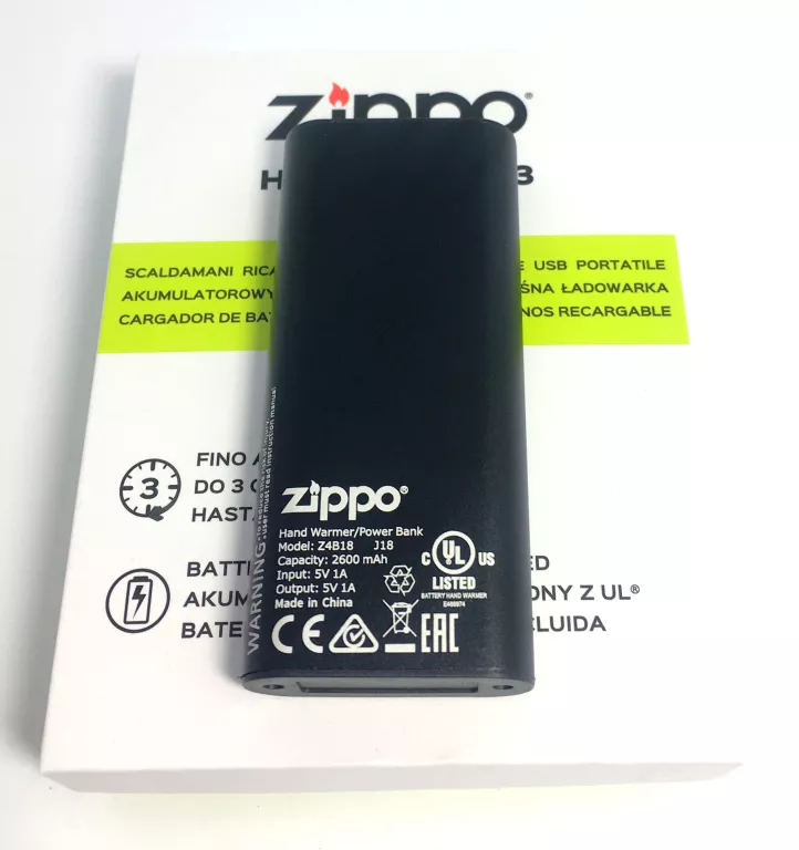 ZIPPO HEATBANK 3 OGRZEWACZ RĄK POWER BANK 2W1