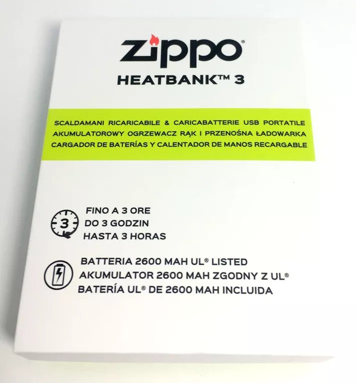 ZIPPO HEATBANK 3 OGRZEWACZ RĄK POWER BANK 2W1