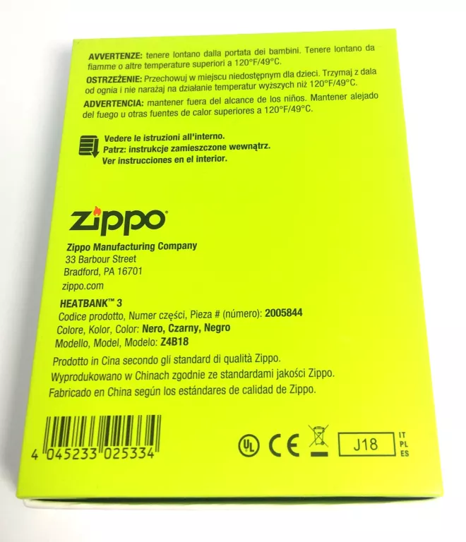 ZIPPO HEATBANK 3 OGRZEWACZ RĄK POWER BANK 2W1