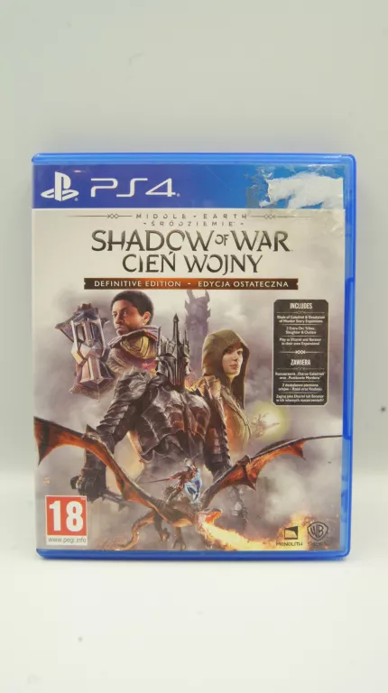 ŚRÓDZIEMIE: CIEŃ WOJNY - EDYCJA OSTATECZNA NA PS4
