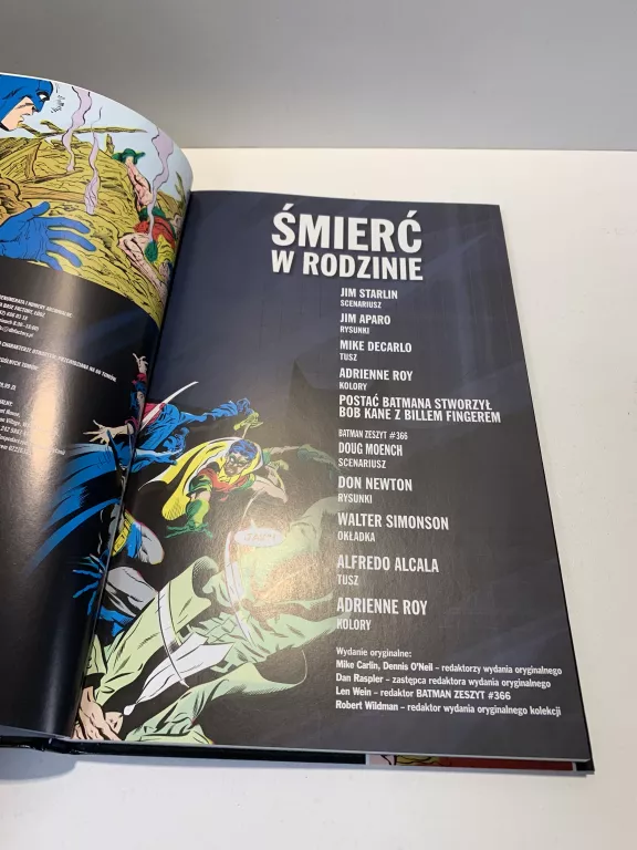 KOMIKS DC BATMAN ŚMIERĆ W RODZINIE