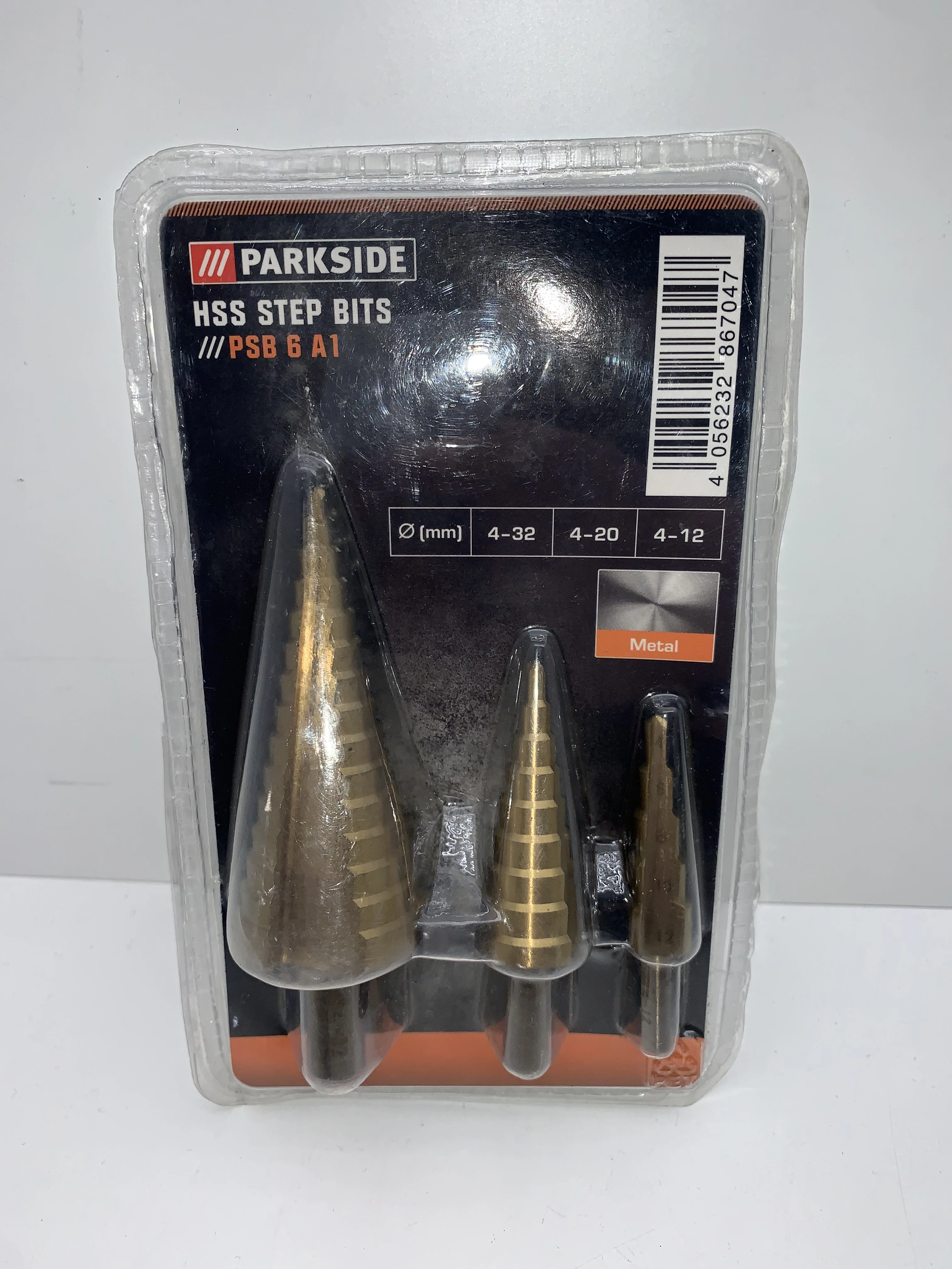 PARKSIDE HSS STEP BITS WIERT O STOPNIOWE DO METAL Zestawy