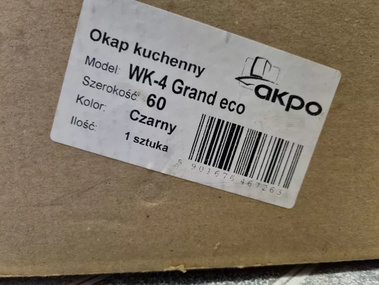 OKAP KUCHENNY AKPO WK-4 GRAND ECO SZEROKOSC 60