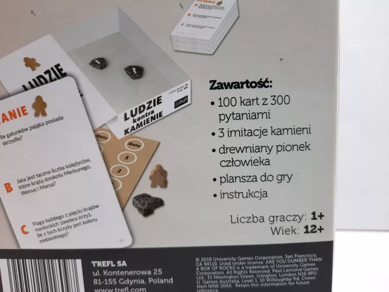 GRA LUDZIE KONTRA KAMIENIE QUIZOWA TREFL 01809