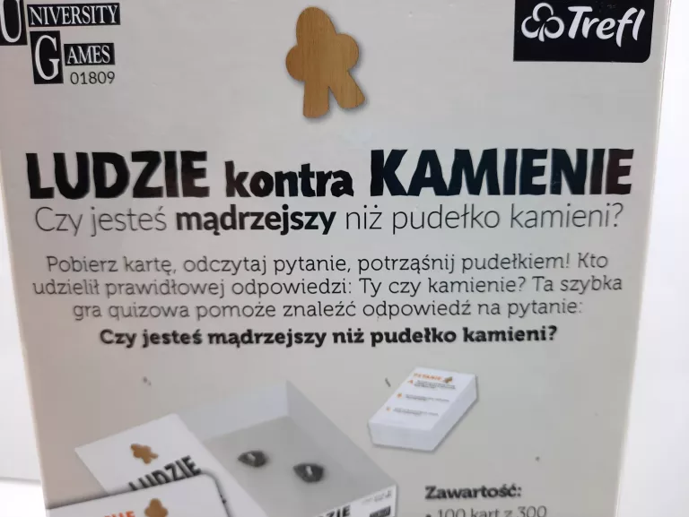 GRA LUDZIE KONTRA KAMIENIE QUIZOWA TREFL 01809