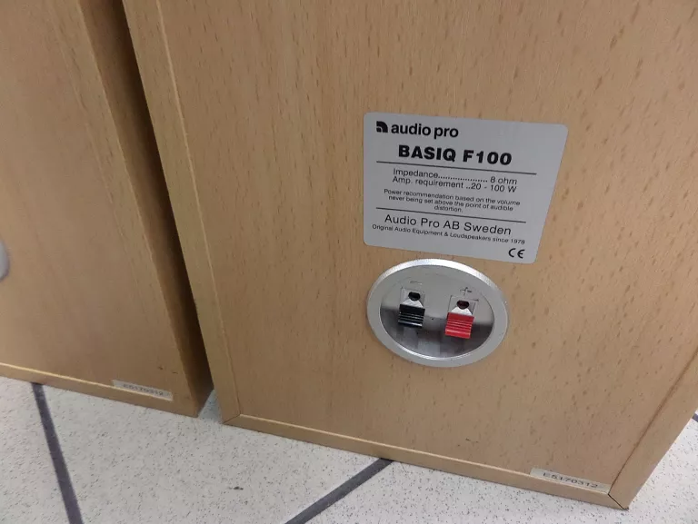 KOLUMNY PODŁOGOWE AUDIO PRO A B - BASIQ F100