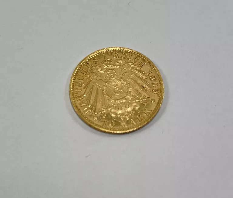 ZŁOTA MONETA 10 MAREK OTTO KOENIG PR. 900 3.97G