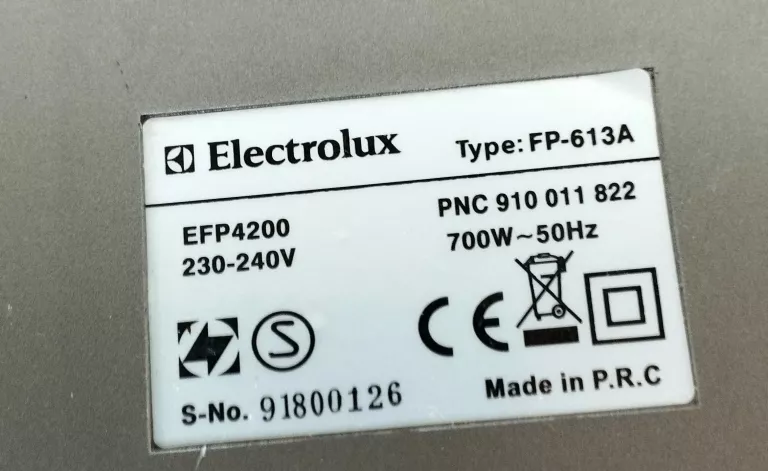 ROBOT KUCHENNY ELECTROLUX OPTISTORE EFP4200KOMPLET