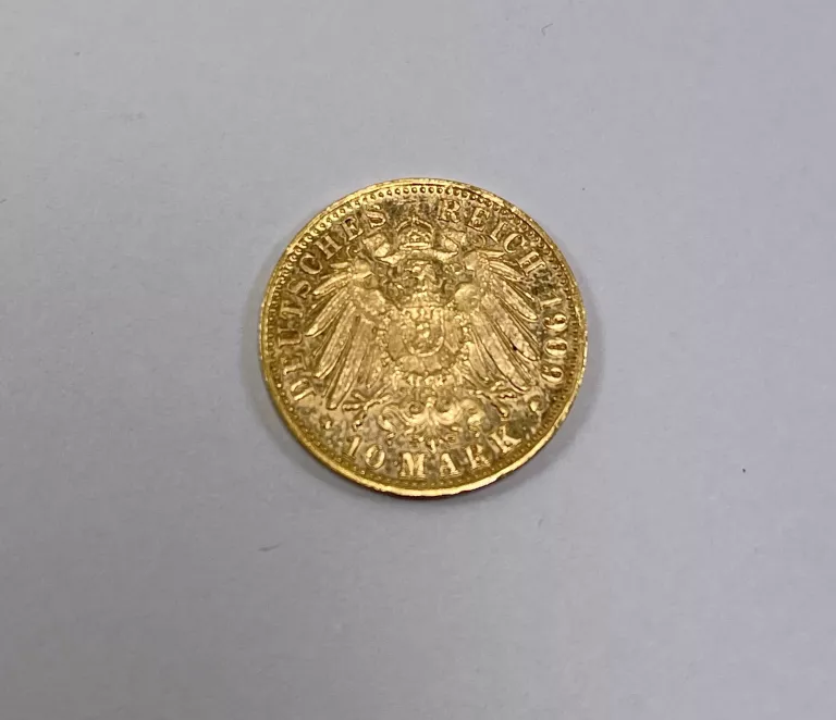 ZŁOTA MONETA 10 MAREK OTTO KOENIG PR. 900 3.97G