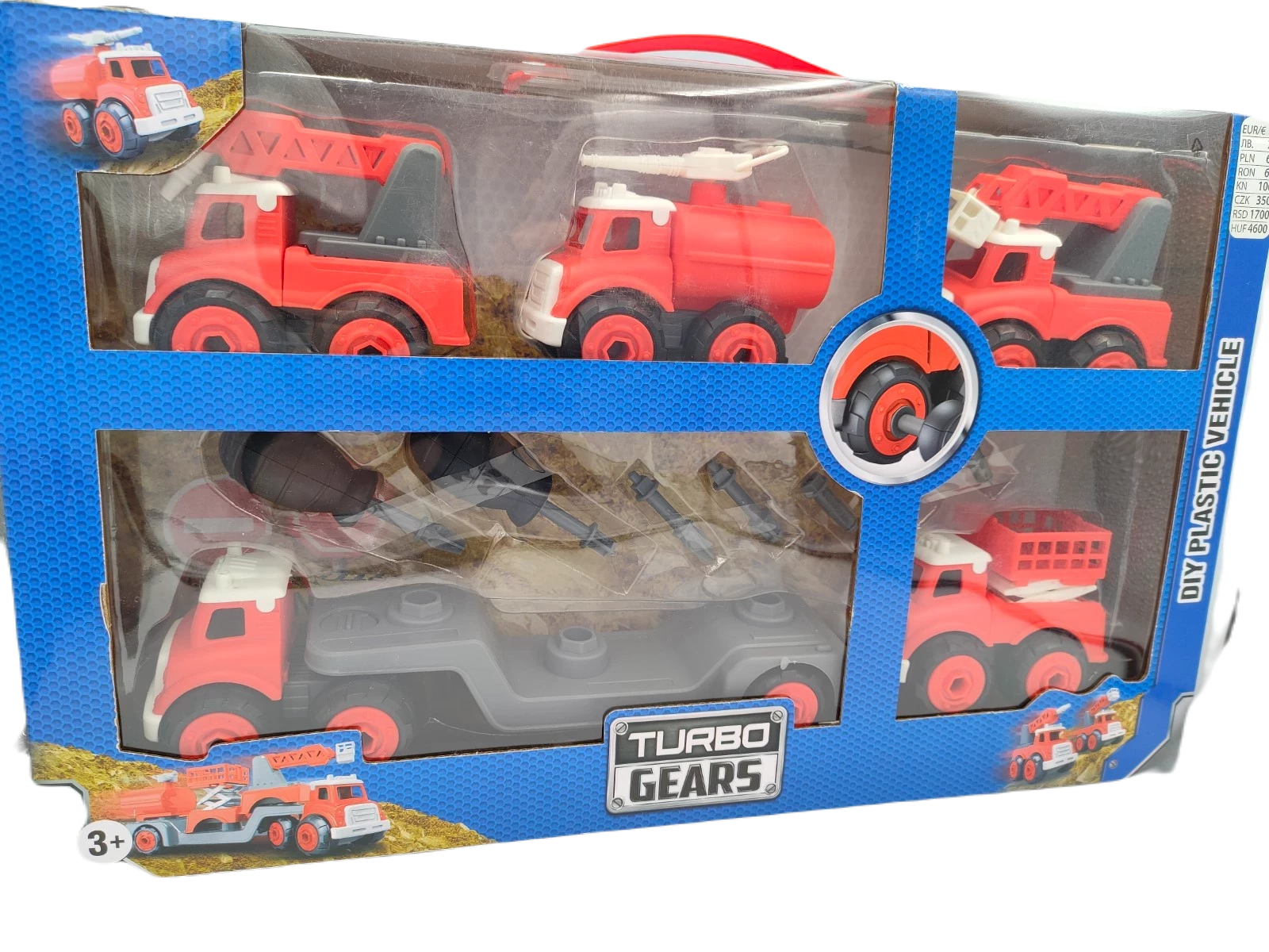 zestaw-pojazdow-turbo-gears-diy-plastic-vehicle-stan-uzywany