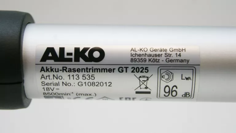 KOSA AKUMULATOROWA AL-KO GT 2025 LI EASY FLEX
