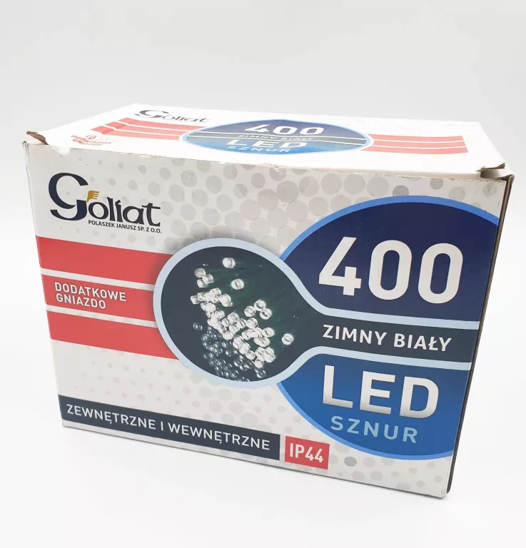 OŚWIETLENIE ZEWNĘTRZNE I WEWNĘTRZNE GOLIAT 400 SZT