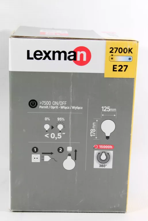 ŻARÓWKA LED E27 10,5 W = 100 W 1521