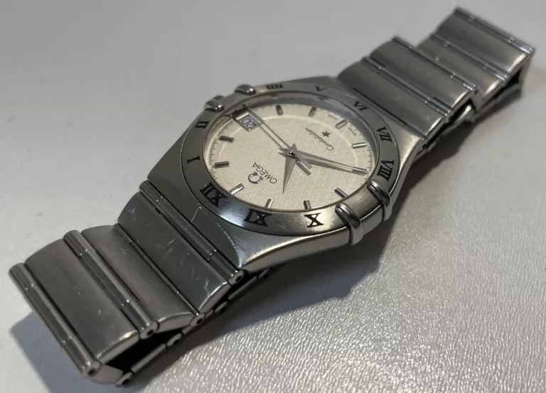 ZEGAREK OMEGA CONSTELLATION QUARTZ Z DATOWNIKIEM
