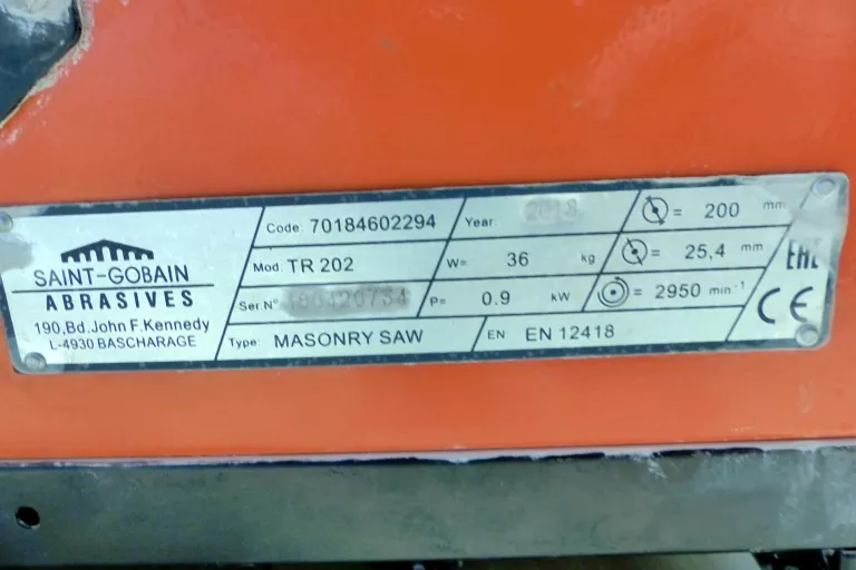 PRZECINARKA DO PŁYTEK NORTON CLIPPER TR202 850MM